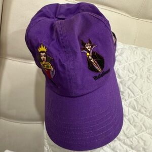Disney Villains Purple Cap with Villain Embroidery